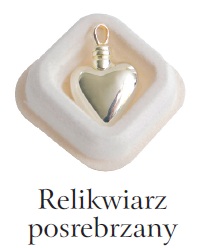 relikwiarz posrebrzany