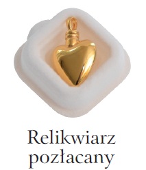 relikwiarz pozłacany